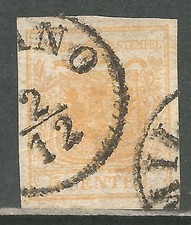 L01d - LOMBARDO VENETO - Sassone # 1d - usato - prima scelta - Milano - Girard