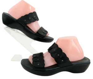 Dansko "Dee" schwarze bequeme Leder-Slipper Damen Sandale Größe US 7 EU 37 - Bild 1 von 11