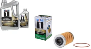 Mobil1 M1C-254A Engine Oil Filter & 6 Quarts Mobil1 E/P 5W20 Full Syn. Motor Oil - Picture 1 of 1