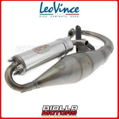 4055 MARMITTA SCARICO LEOVINCE PEUGEOT SQUAB 50 1996 - HAND MADE TT ALUMINUM 2T - Immagine 1 di 4