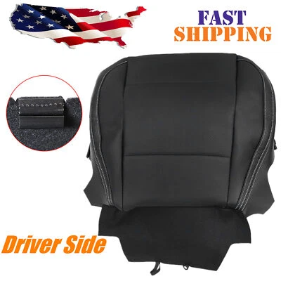 Cubierta de asiento inferior de cuero negra para Subaru Legacy Outback 2015-2017 del lado del conductor Foto 1 de 4