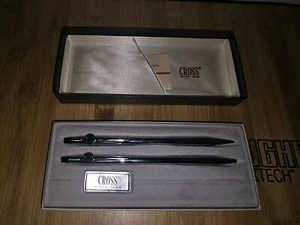 Vintage Matt Grau Cross Kugelschreiber & Druckbleistift Set - Bild 1 von 3