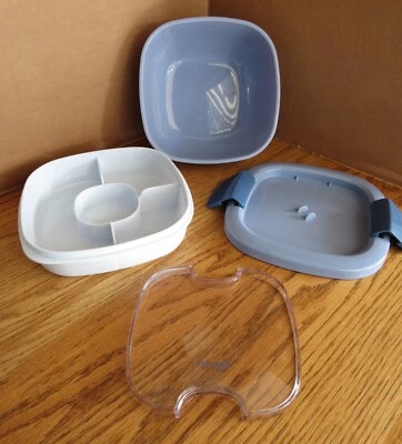 Контейнер для салата Bentgo 54 унции без вилки чашка для заправки лаванда - Изображение 1 из 4