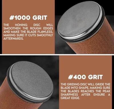 Rolling Knife Sharpener Diamond Steel Magnetic Edge Roller Sharpener like Horl