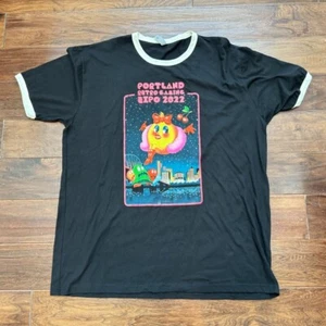 Portland Retro Gaming Expo 2022 Staff 1UP T-Shirt XXL Video Games - Next Level - Picture 1 of 5