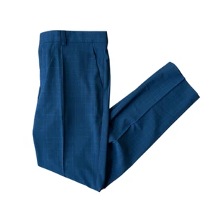 Pantalón BOSS Azul Cuadros Performance Super Flex Nuevo con Etiquetas Envío Gratis - Imagen 1 de 4