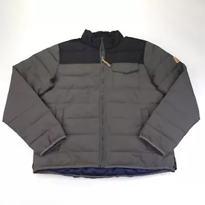 Gerry Puffer Jacket Mens Medium Gray and Charcoal Lightweight Outdoors - Picture 1 of 11