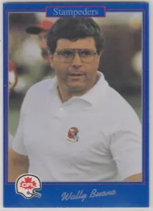 1991 Jogo #74 Wally Buono Calgary Stampeders Idaho State HOF - Picture 1 of 1