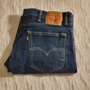 Levi's 505 Herren Slim Straight Fit Medium Wash Denim Blau Jeans 38Wx32L - Bild 1 von 10