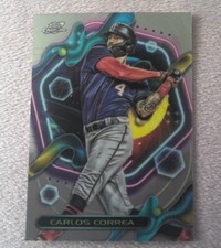 2023 Topps Cosmic Chrome Baseball - MN Minnesota Twins - Correa, Lopez, Polanco