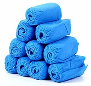 Einweg Kunststoff Überschuhe / PE Überschuhe (100 Stück, Farbe blau) - Bild 1 von 2