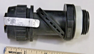 Hubbell Rohrverschraubung PS1009NBK Liquidproof FNMC-B 1" 0-90 drehbar - NEU + Ersatz - Bild 1 von 6