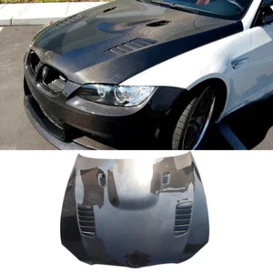 Cubierta del capó del capó del motor del panel frontal de carbono real apta para BMW E92 M3 2007-2013 - Imagen 1 de 12