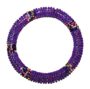 African Beaded Maasai Bangles Masai Bracelet Made in Kenya 24 - Picture 1 of 2