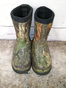 BOGS Youth Size 9 Waterproof Insulated Camo Boots -30° Cold Wea - Picture 1 of 7