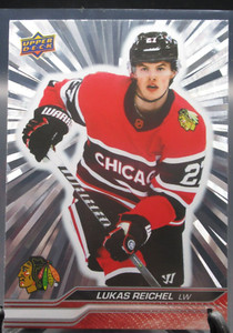 2023-24 Upper Deck Series 1 Outbrust Silver Lukas Reichel #36