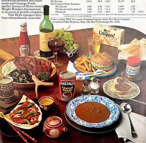 Heinz 1980 Advertisement Vintage Food Condiments Ketchup Soup Collectible DWEE26 - Picture 1 of 2