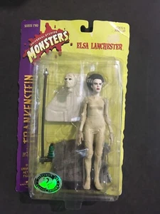 THE BRIDE OF FRANKENSTEIN UNIVERSAL STUDIOS MONSTERS ELSA LANCHEST ACTION FIGURE - Picture 1 of 7