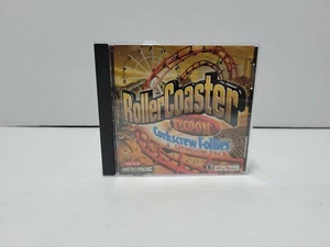 RollerCoaster Tycoon Corkscrew Follies Windows PC Complete CIB Jewel Case - Picture 1 of 5