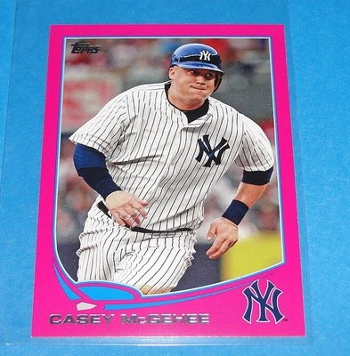 2013 Topps CASEY McGEHEE #114 Pink Mini Variant/25 YANKEES-MARLINS Fresno State - Image 1 of 2