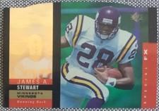 1995 SP Special FX DIE-CUT ROOKIE Holoview #39 James A. Stewart NICE CARD!