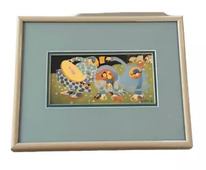 Rie Munoz Artist Signed Framed Rare limited edition print “Berry Pickers”1981 - Picture 1 of 10