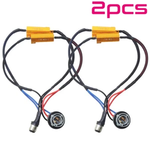 2x 1157 2357 7528 LED Luz de señal de giro Hyper Flash Corrección Sin error Arnés de cableado - Imagen 1 de 8