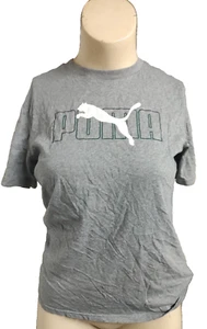PUMA Men's GRAPHIC Logo Tee Gray T-shirt size M #B3 - Picture 1 of 2