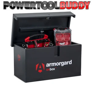 Armorgard OxBox Van Vault OX1 Steel Van Security Storage Box 885x470x450mm - Picture 1 of 3