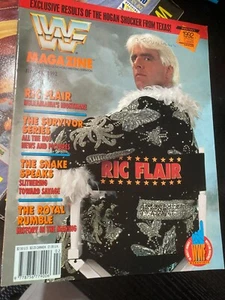 WWF WWE Magazin FEBRUAR 1992 Ric Flair + Merchandise Katze - Bild 1 von 3
