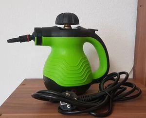 cleanmaxx Dampfreiniger Hand Premium 800W Steamer tragbar grün - Bild 1 von 5