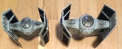 Darth Vader TIE Fighter - Lot of 2 plus figures - Star Wars Action Fleet Galoob - Image 1 of 4