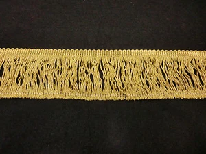 1 MT FRANGIA PASSAMANERIA DECORAZIONE IN LUREX COL.ORO ALTEZZA 7 CM - Picture 1 of 1