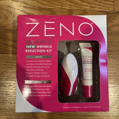 ZENO Line Rewind New Wrinkle Reduction Kit Serum & Device New In Box - Image 1 of 4