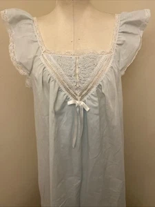 Vtg. Sears Take Nine Maternity / Nursing Nightgown Discreet Access Sz.Med - Picture 1 of 11