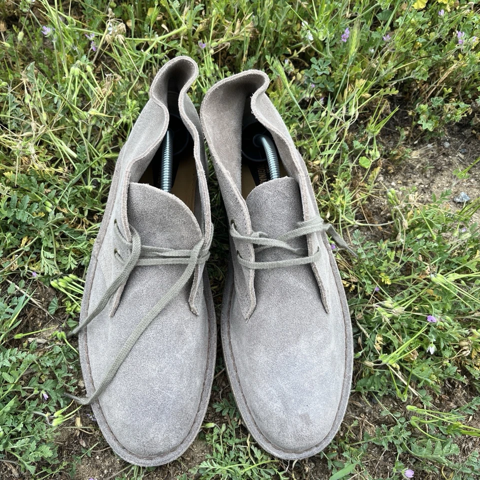 Clark's Originals Mujer US 9.5 M Bota Desierto Gris Taupe Cuero Envejecido Foto 1 de 4