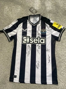 Newcastle United Squad Signed Shirt 22/23 Official With Proof - Picture 1 of 20