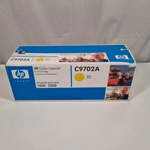 HP C9702A Yellow Toner for LaserJet 1500 2500 Genuine In Box Sealed - Photo 1/4