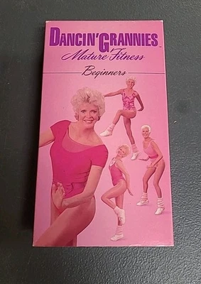 1989 Dancin' Grannies Mature Fitness Beginners Exercise VHS Tape - Image 1 of 3