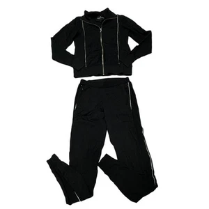 Designers Remix Charlotte Eskildsen Track Suit Women X Small Black Jacket Jogger - Picture 1 of 11