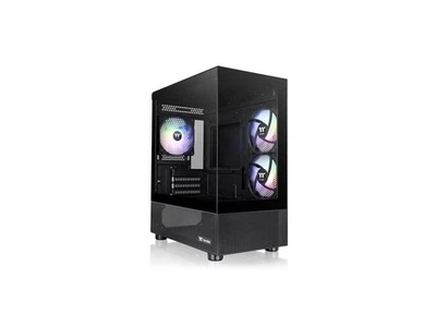 Thermaltake View 170 TG ARGB Black Micro-ATX Case; 3x120mm ARGB Fans included; - Image 1 of 4