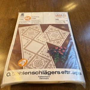NUEVO Dinamarca Ooe Oehlenschlers "FLORAL" CORREDOR DE MESA Kit #77694 - Imagen 1 de 4