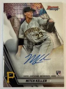 2019 Bowman's Best Auto Refractor Mitch Keller #B19-MKE Rookie Auto RC - Picture 1 of 2