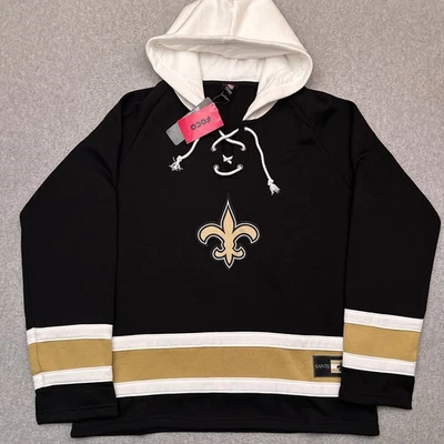 NUEVA NFL New Orleans Saints Lacer Sudadera con Capucha Para Hombres Grande Sudadera con Capucha NOLA Foto 1 de 4