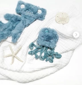 Slumberkins Mini Qualle blau NEU mit Etikett Geschenk Sammlerstück neu mit Etikett Strand Sommer - Bild 1 von 8