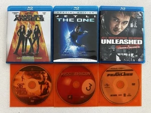 Set Of 6 Blu-Ray And DVD Martial Arts Action-Packed Movies 4 Of Them With Jet Li - Picture 1 of 3
