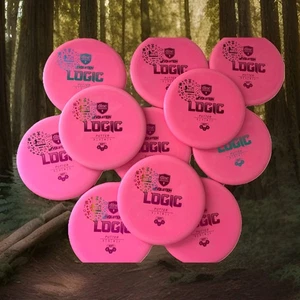 LOT 11 ALL PINK & 173g Disc Golf Putter Pack Dismania Evolution Exo Soft Logic - Picture 1 of 5