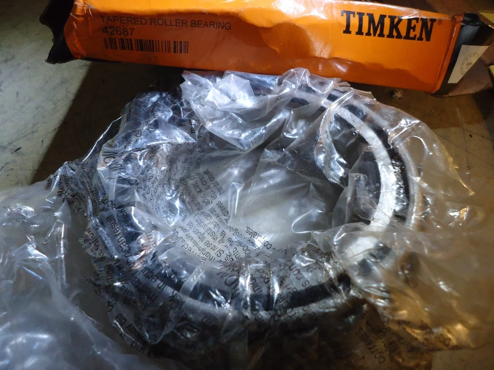 Cono de rodamiento de rodillos cónicos diferencial Timken 42687 3" ID HECHO EN EE. UU. Mopar Foto 1 de 1