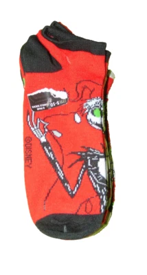 Nightmare Before Christmas Ankle Socks 5-10 Women New 6 Pair Jack Skellington - Image 1 of 2