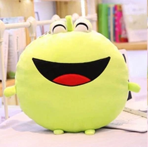 Kids Travel Bed Couch Sofa Plush Froggy Pillow Quilted Throw Blanket 43x59 in - Picture 1 of 8